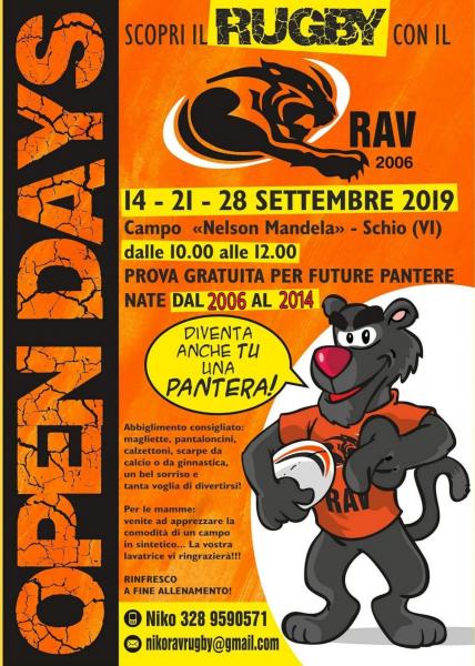 Open Days - Settembre 2019