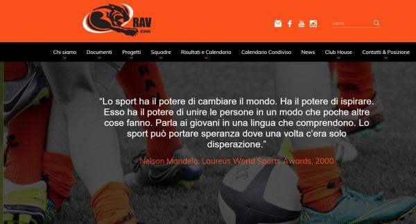 Nuovo Sito Internet RAV